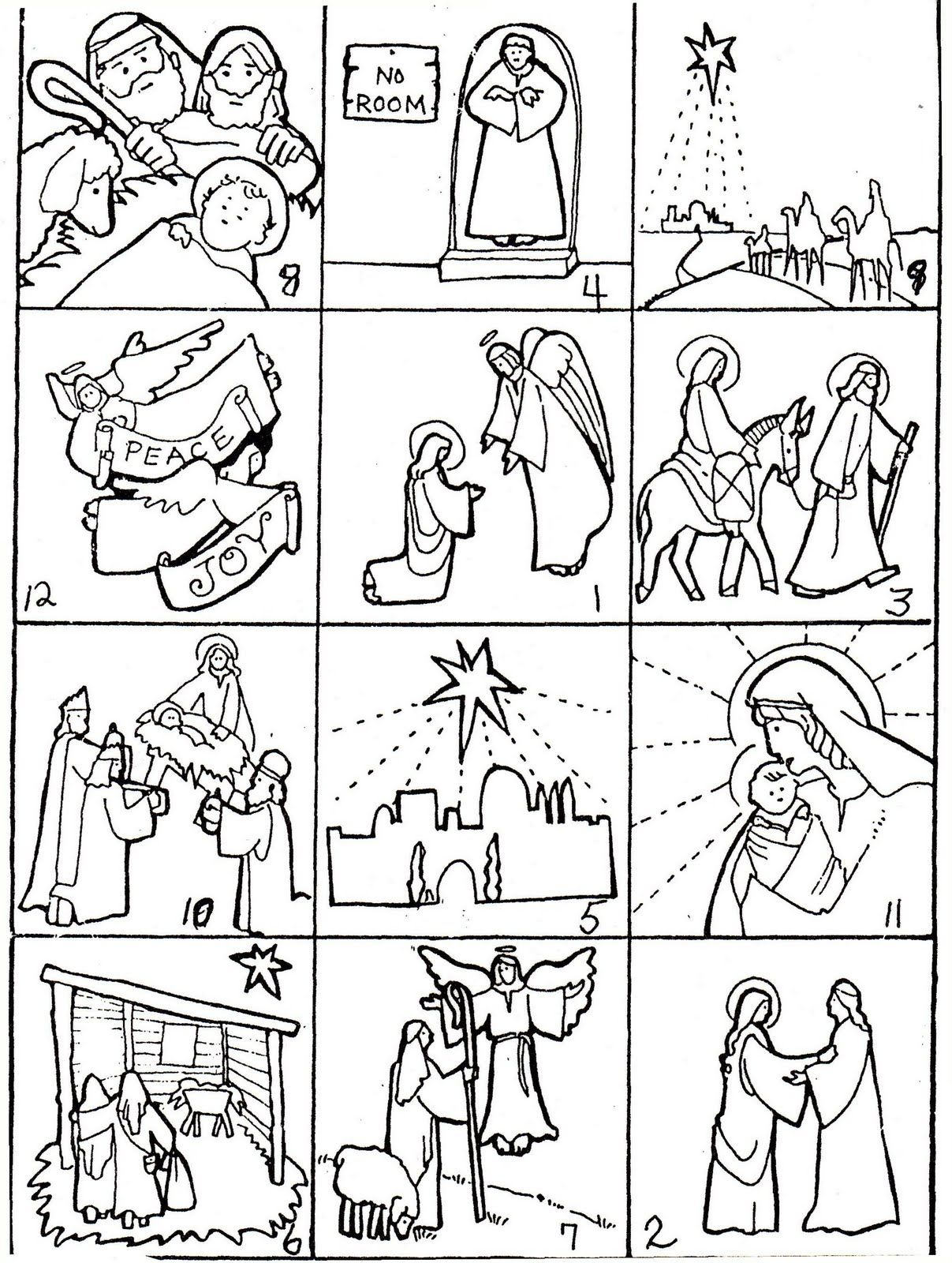 Christmas Story Sequence Worksheets AlphabetWorksheetsFree