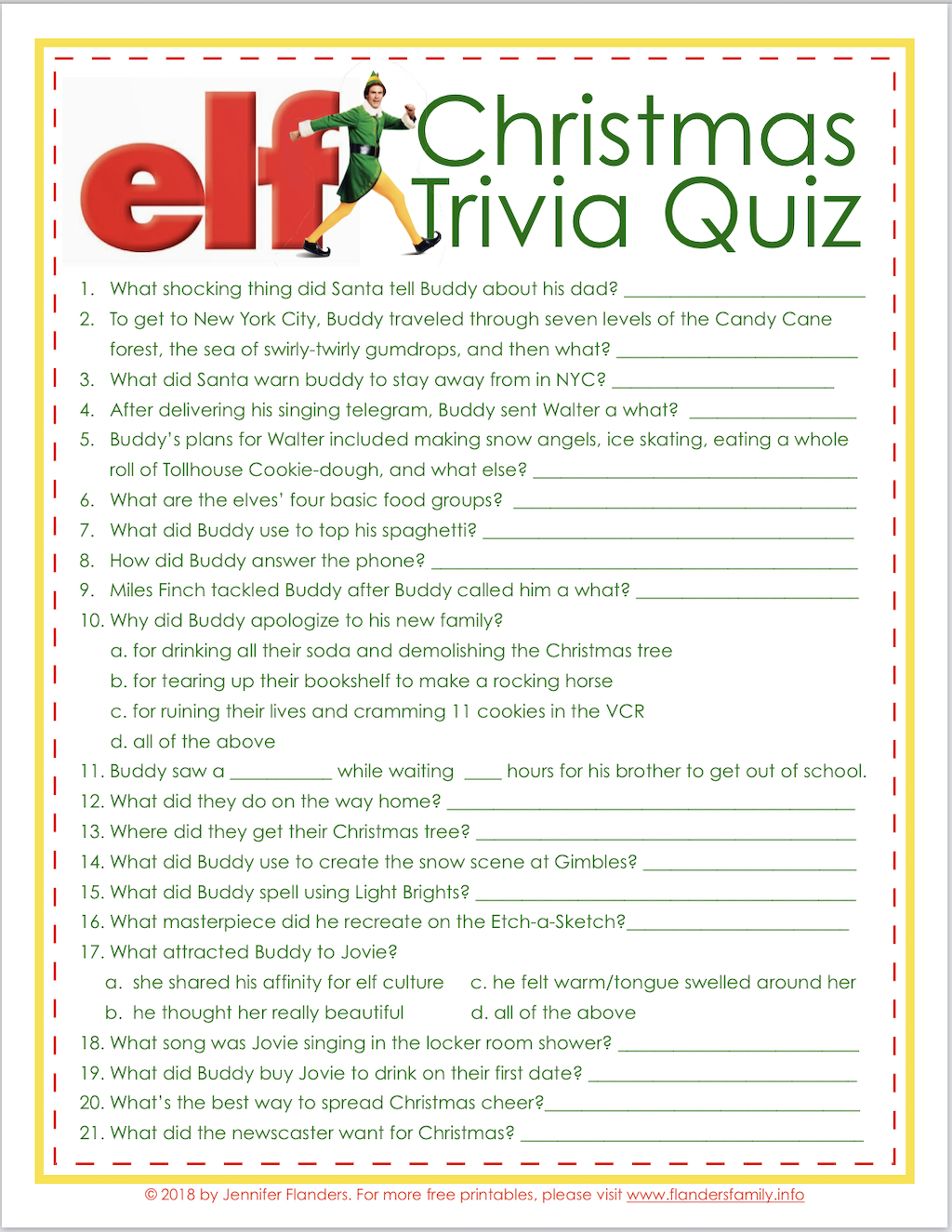 Christmas Quiz Worksheet AlphabetWorksheetsFree