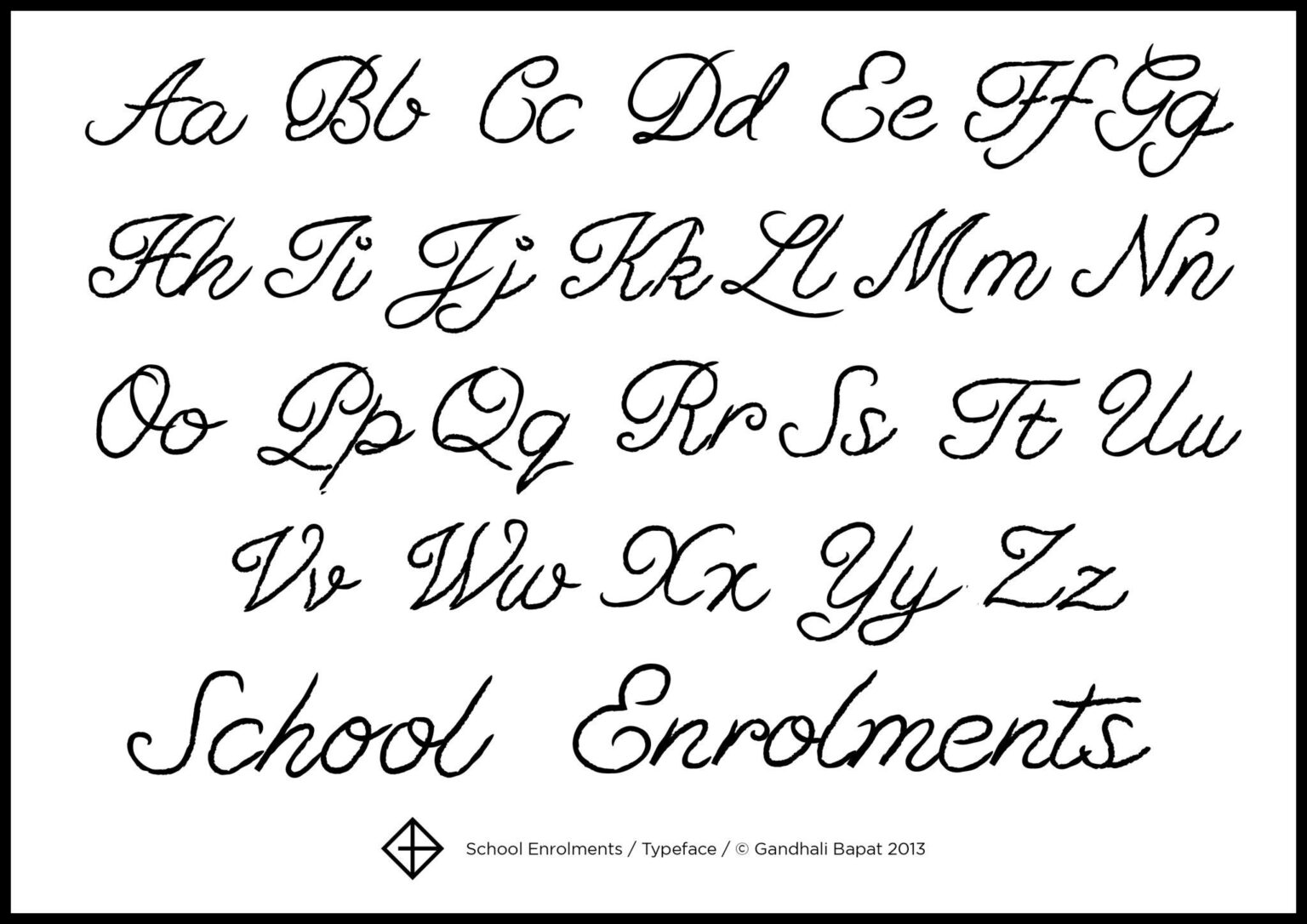 word font styles abc cursive