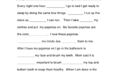 Fourth Grade Cloze Reading Worksheet | Printable Worksheets