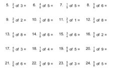 Free 4Th Grade Fractions Math Worksheets And Printables