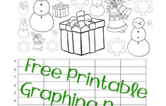 Free Christmas Winter Graphing Worksheet Kindergarten First