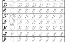 Free Cursive Uppercase Letter Tracing Worksheets! | Cursive