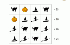 Free Halloween Math Worksheets