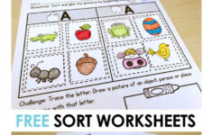 Free Phonemic Awareness Sorting Worksheets Phonics