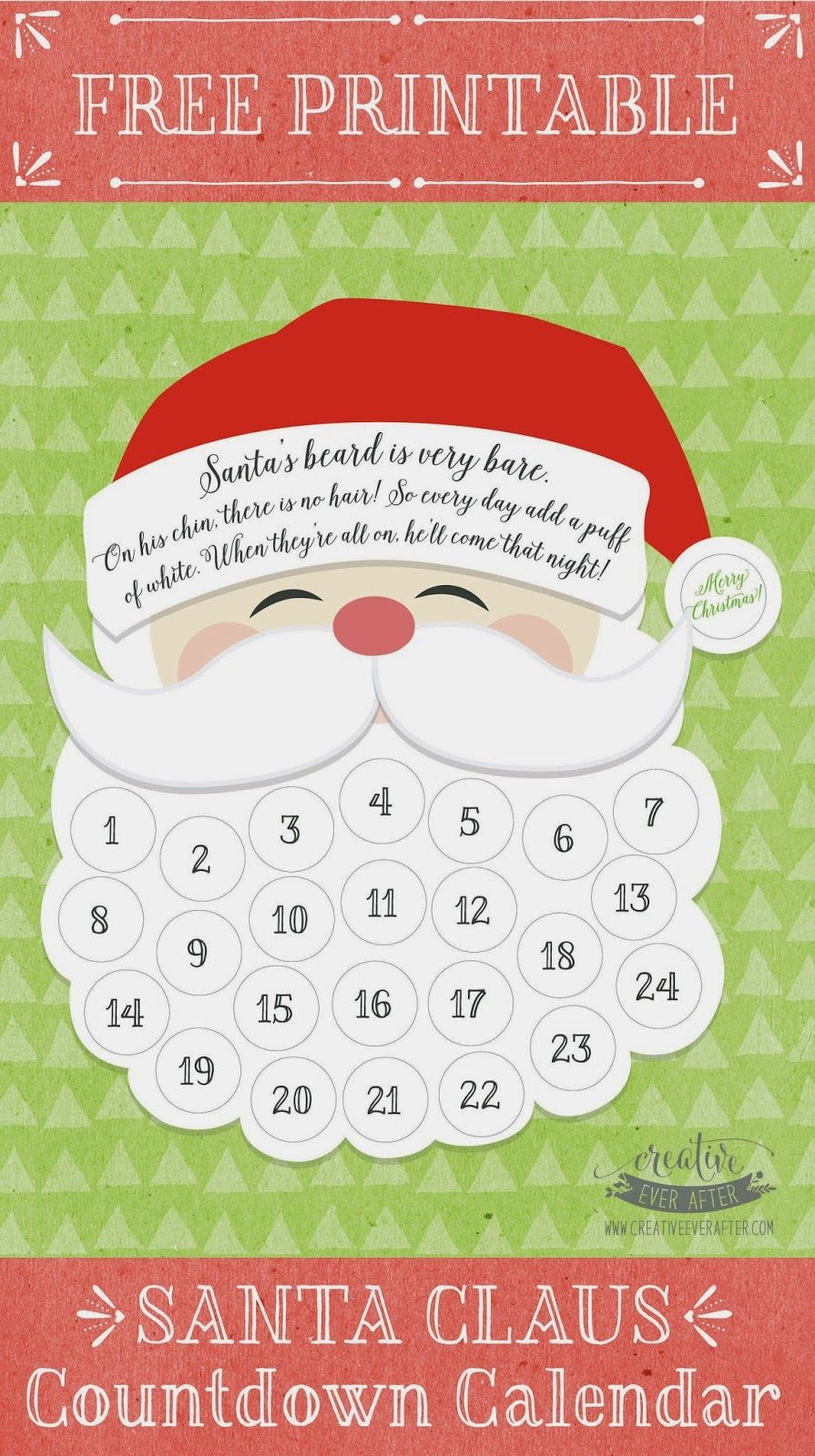 Christmas Countdown Worksheet AlphabetWorksheetsFree