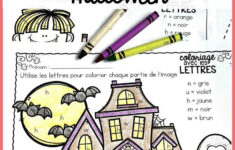 Gratuit! Free French Fall/halloween Colourletter Sheets