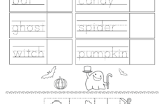 Halloween Activity Worksheet - Free Kindergarten Holiday