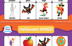 Halloween Bingo Cards - Super Simple