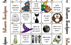 Halloween Boardgame | Halloween Worksheets, Halloween