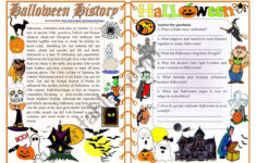 Halloween History - Reading Comprehension, Vocabulary