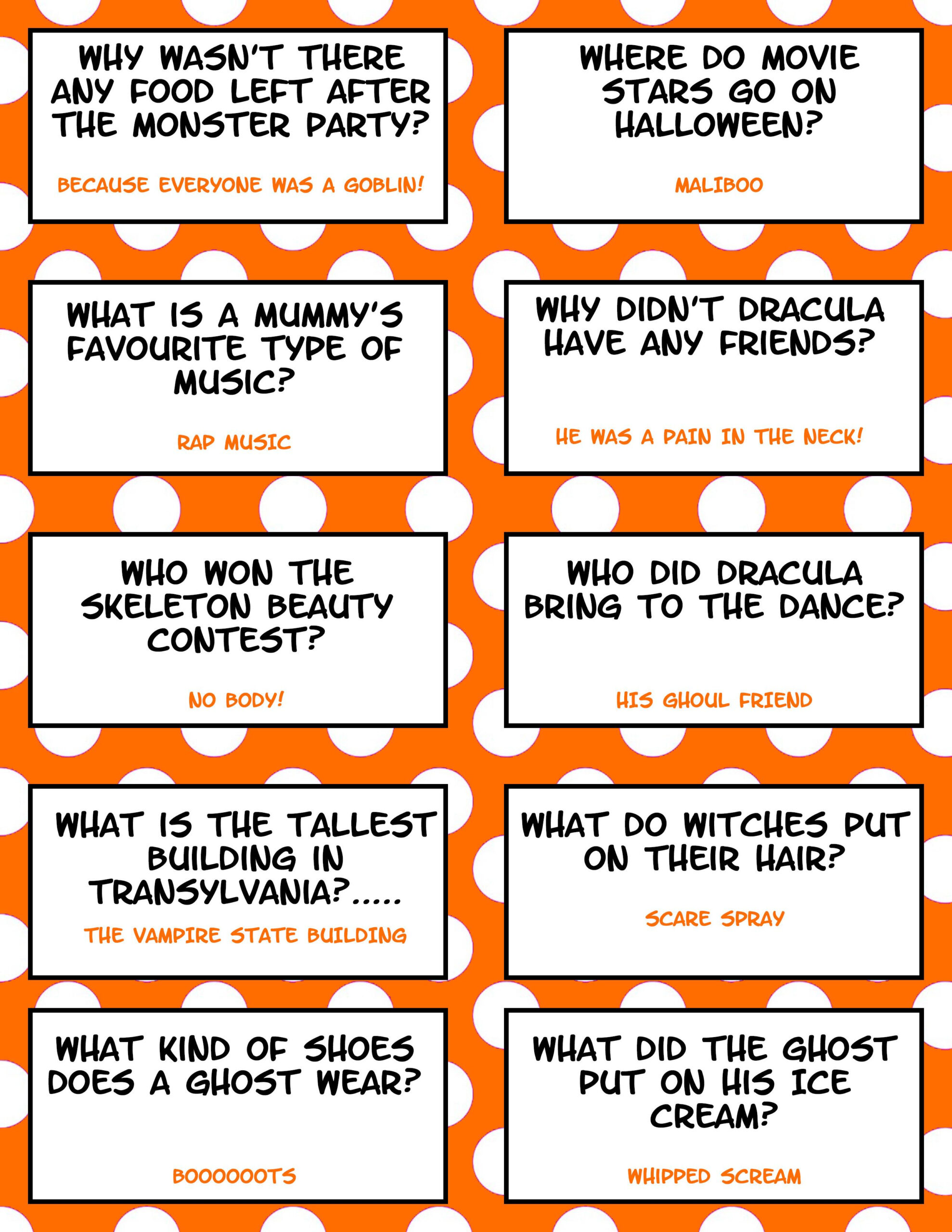 Halloween Riddles Worksheet For 5th Graders With Answers