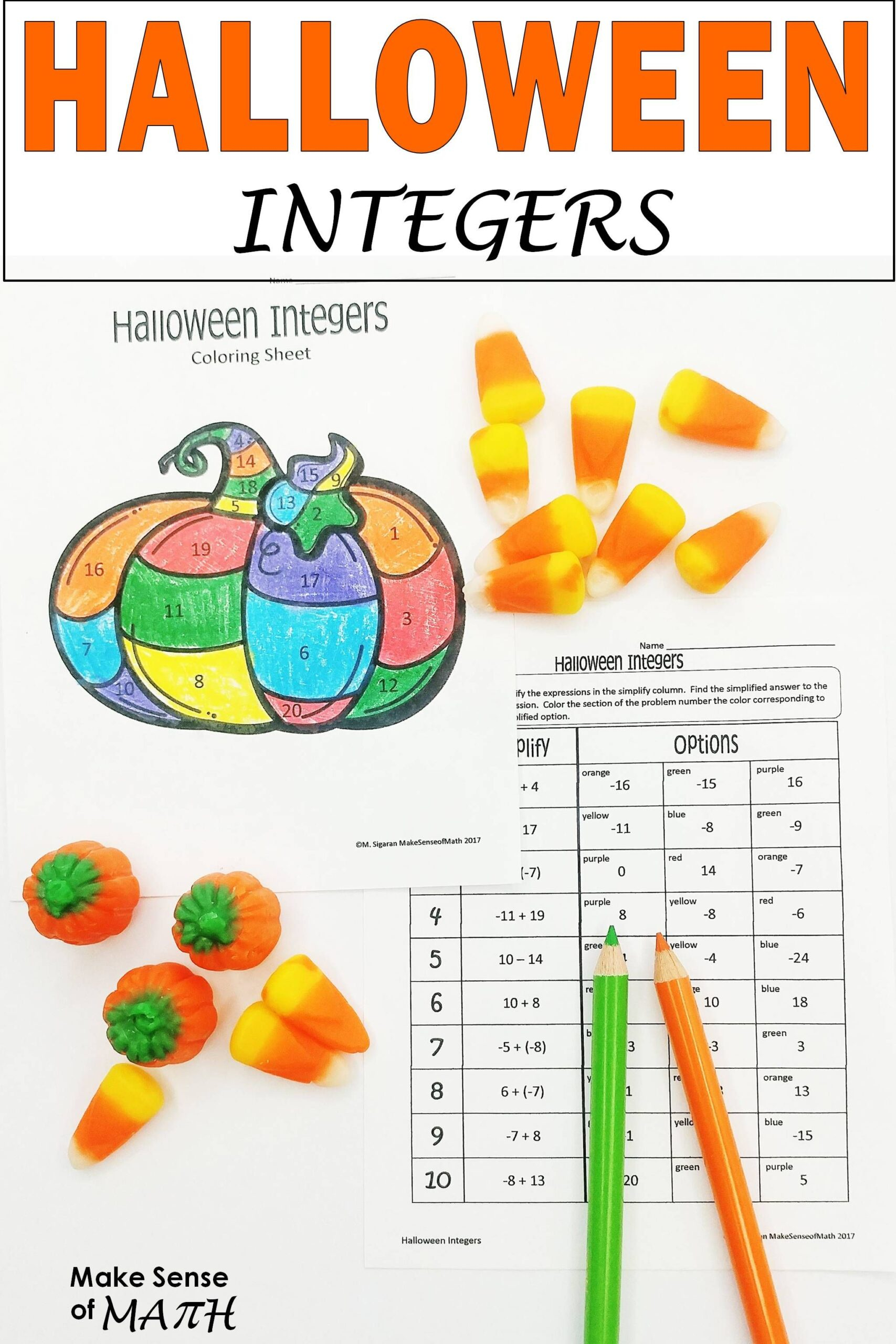 8th Grade Halloween Math Worksheets AlphabetWorksheetsFree