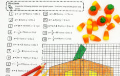 Halloween Math Activity Graphing Linear Equations Free