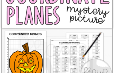 Halloween Pumpkin Coordinate Plane Mystery Picture (1St