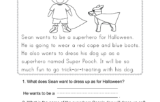 Halloween Reading Comprehension Worksheet - Free