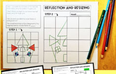 Halloween Reflection And Scale Factor Drawing, 29 Pgs