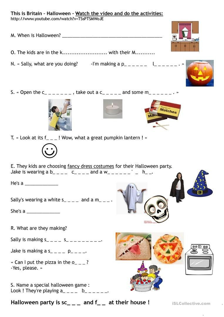 British Council Worksheet Halloween AlphabetWorksheetsFree