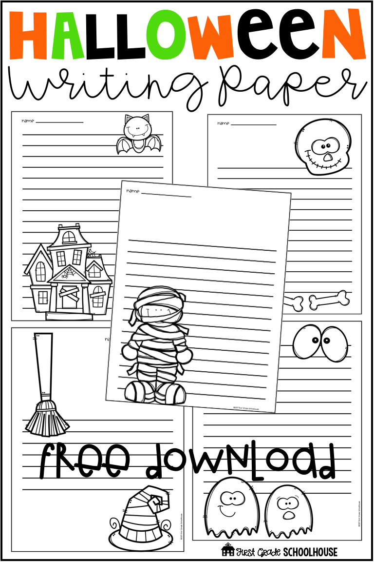 First Grade Halloween Worksheets