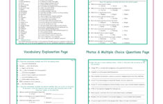 Internet Sites, Terms, And Activities Combo Activity Worksheets