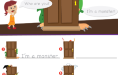 Knock Knock, Trick Or Treat? Worksheet - Who's There