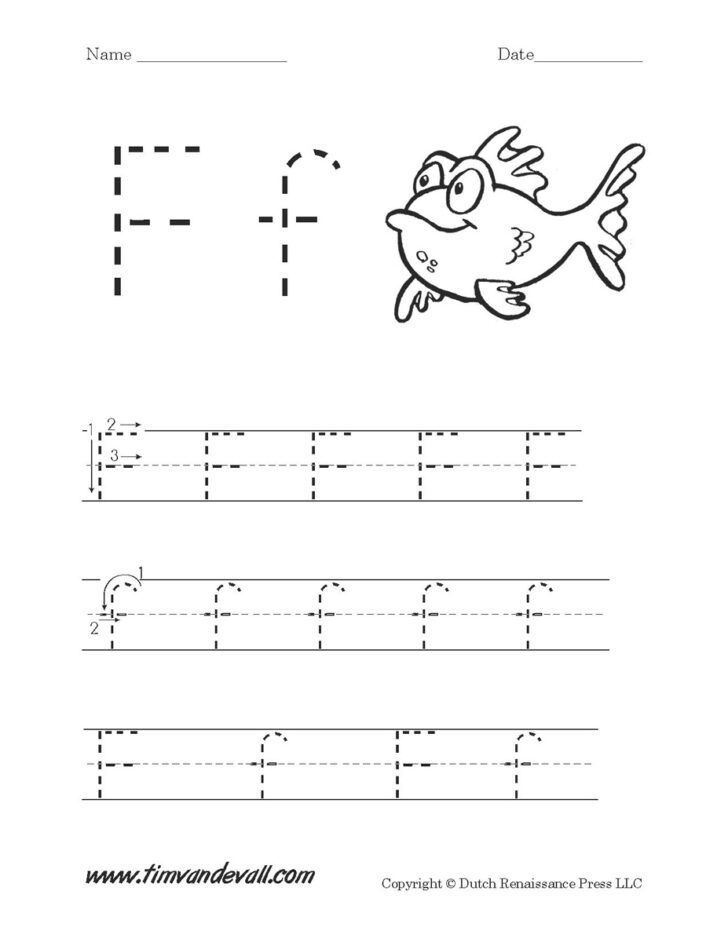 Letter F Worksheets | Preschool Alphabet Printables