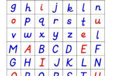 Letter Tiles For Spelling