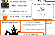 L'halloween: French Halloween Vocabulary And Writing