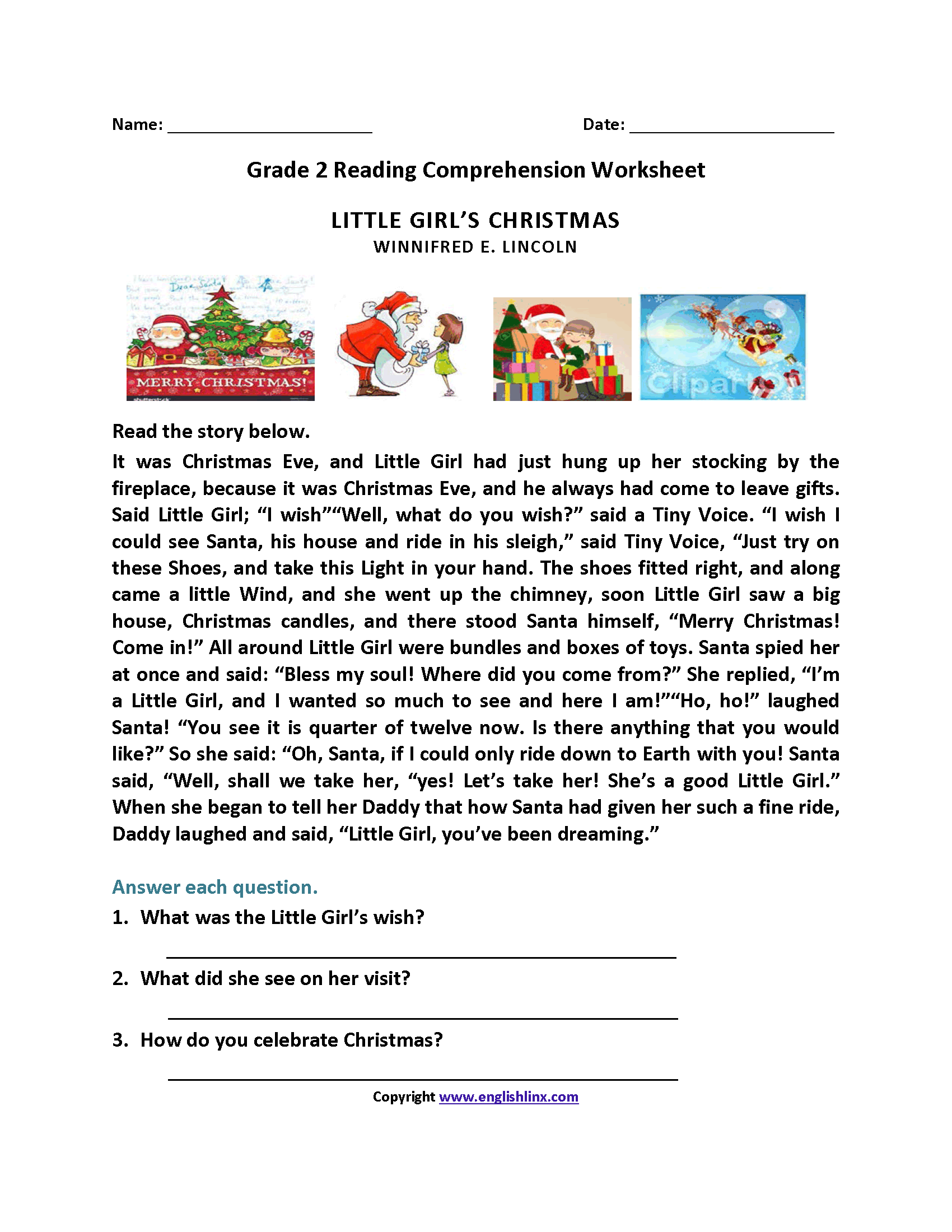 second-grade-christmas-reading-comprehension-worksheets