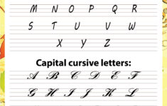 Lowercase And Cursive Letters