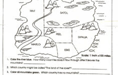 Map Skills Worksheets To Printable Free At Math Or In Grade