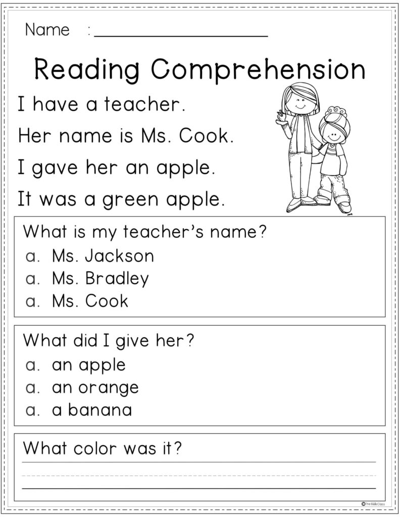 Christmas Reading Comprehension Worksheets Grade 2 AlphabetWorksheetsFree