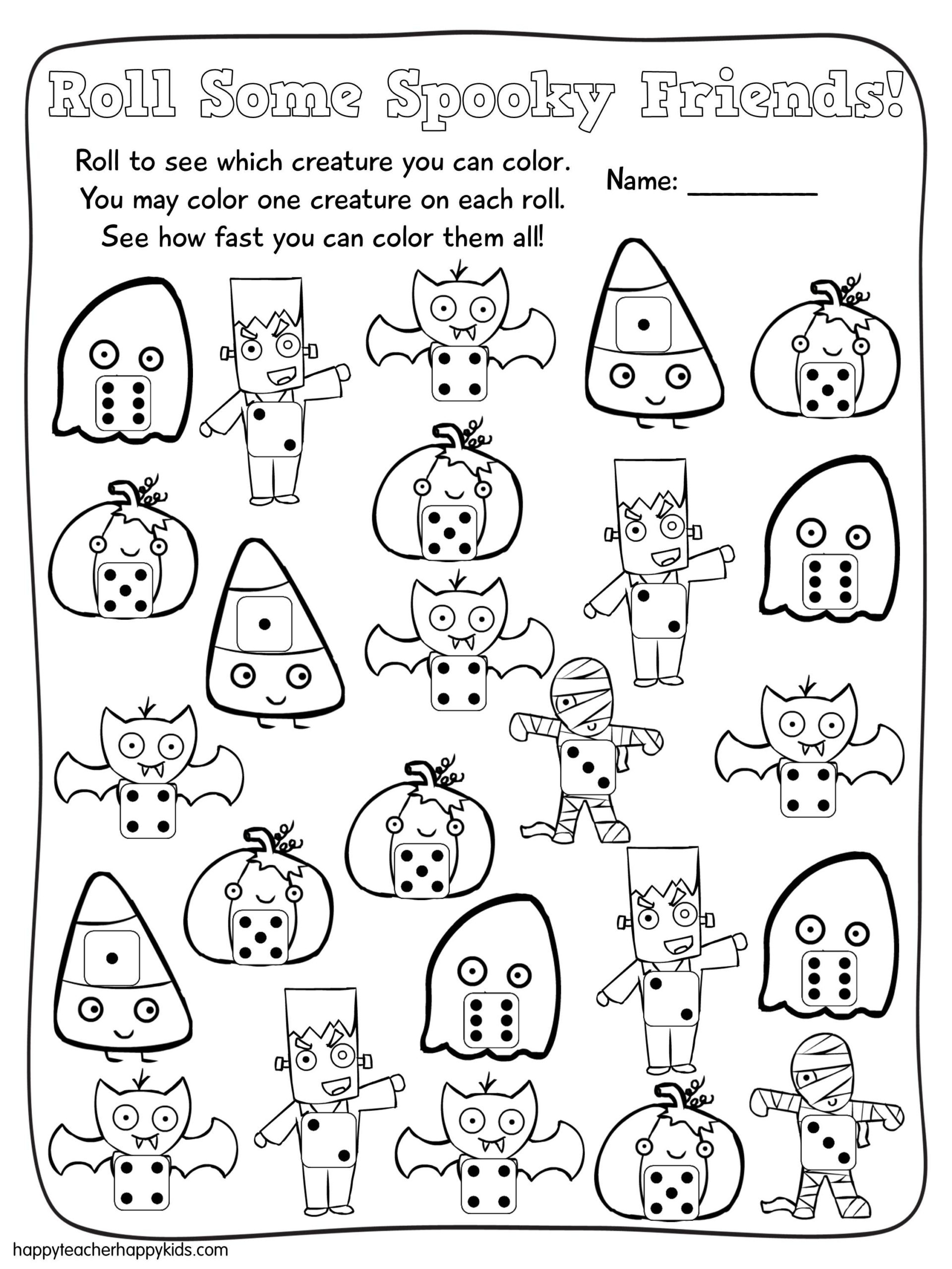 1st Grade Halloween Math Worksheets Free Printable