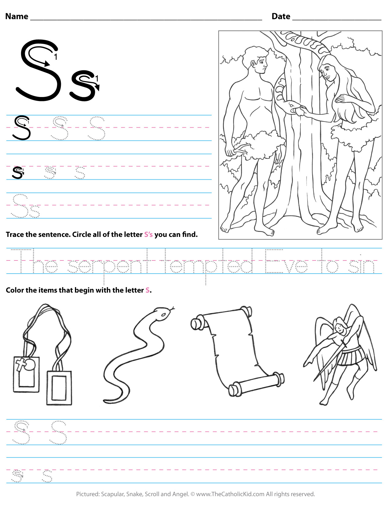 Practice Letters Worksheet Kindergarten