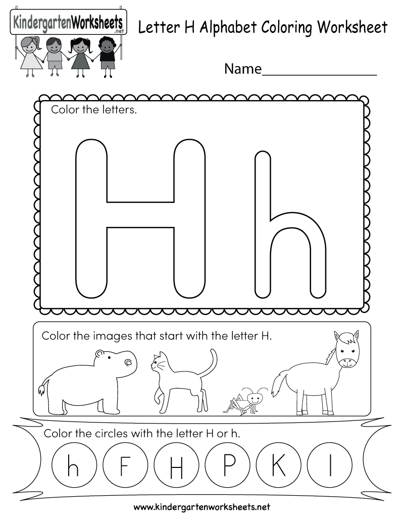 Printable Letter H Tracing Worksheets For Preschoolers Preschool Crafts This Set Contains 