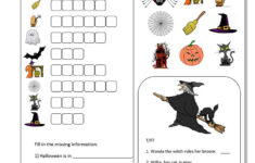 Me &amp; Halloween - English Esl Worksheets For Distance