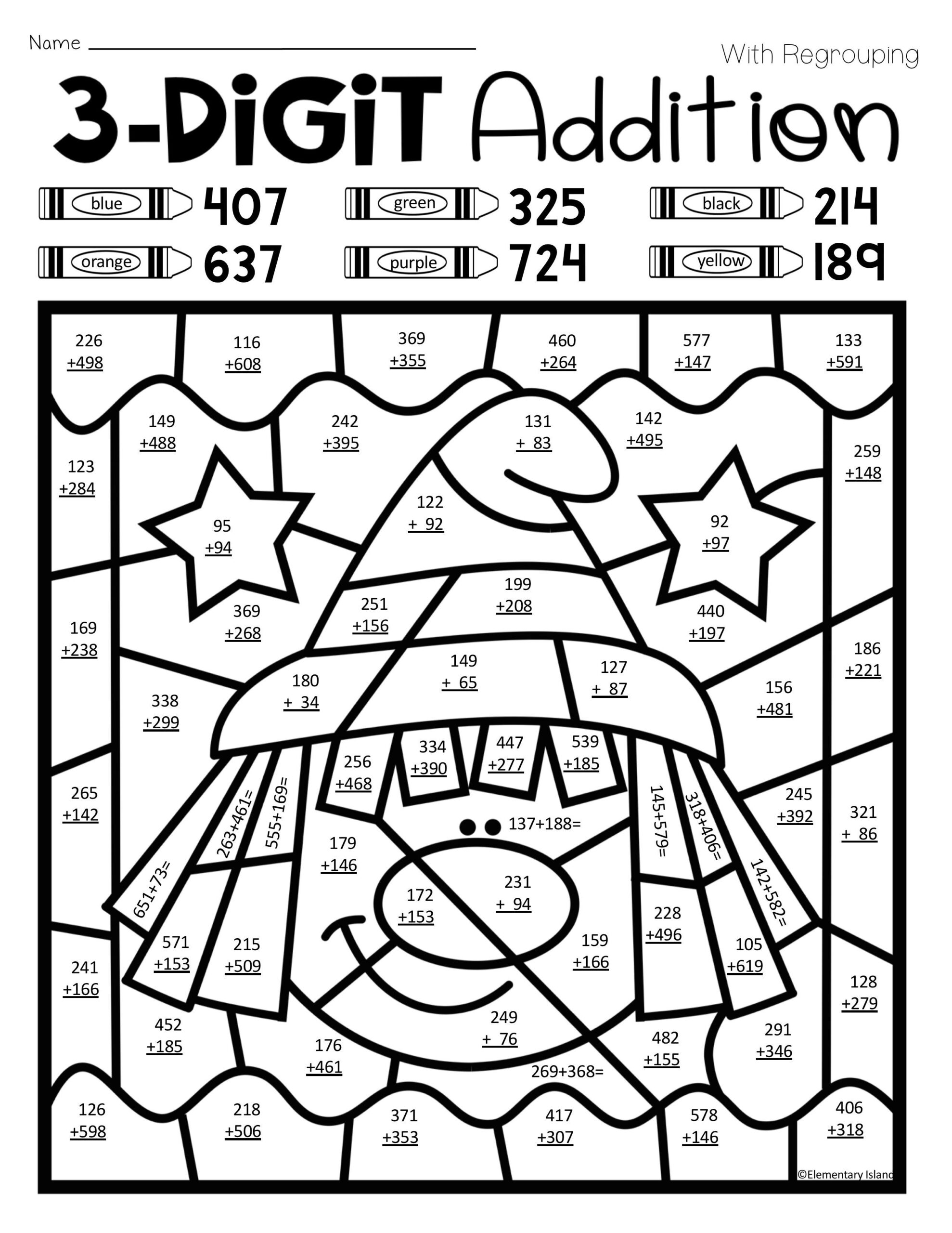 3rd Grade Halloween Math Worksheet Four Operations AlphabetWorksheetsFree