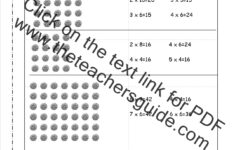 Multiplication Arrays Worksheets