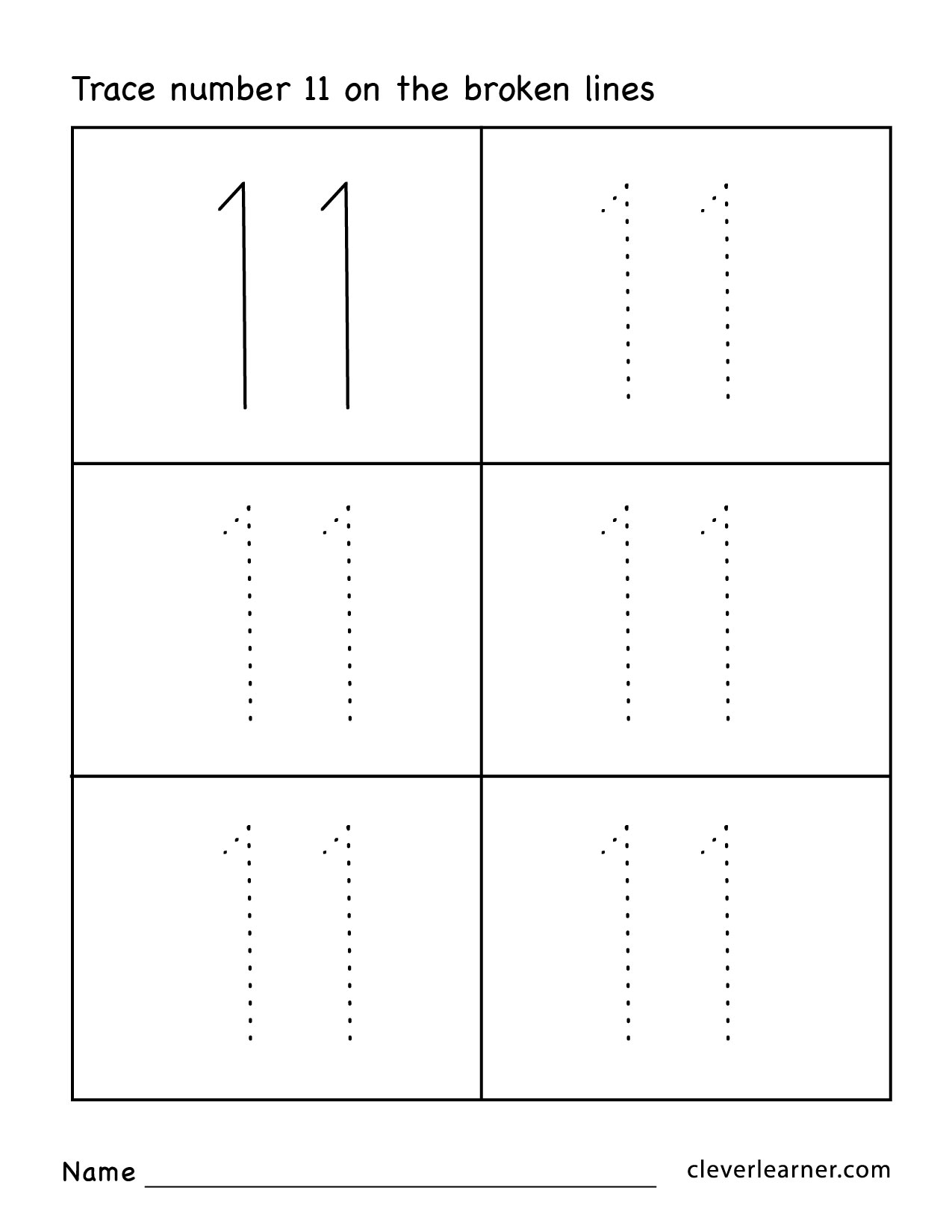 Free Tracing Numbers 11 20 Worksheets AlphabetWorksheetsFree