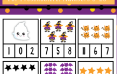 Number Recognition: Cute Halloween Counting Games For Pre-K