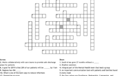 Nursing Crossword Puzzle Worksheet | Printable Worksheets