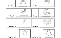 Picture Cloze Worksheet - Holiday And Seasons Words