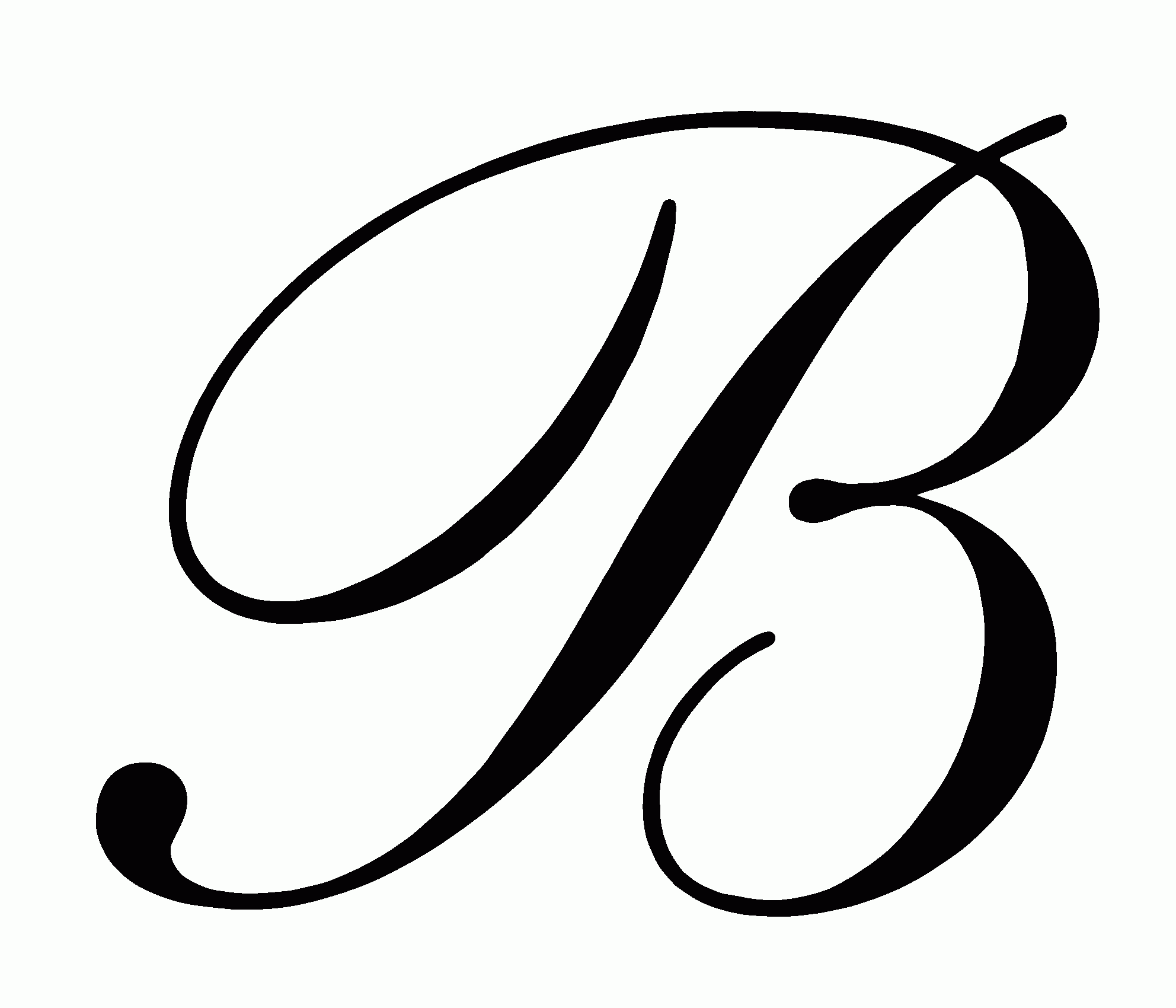 Cursive Alphabet B AlphabetWorksheetsFree