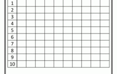 Printable Empty Multiplication Chart - Pflag