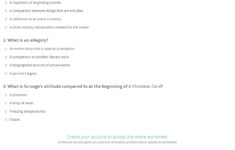 Quiz &amp; Worksheet - Metaphors In A Christmas Carol | Study