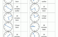 Telling Time To 5 Minutes Worksheets