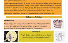 The History Of Halloween - English Esl Worksheets For