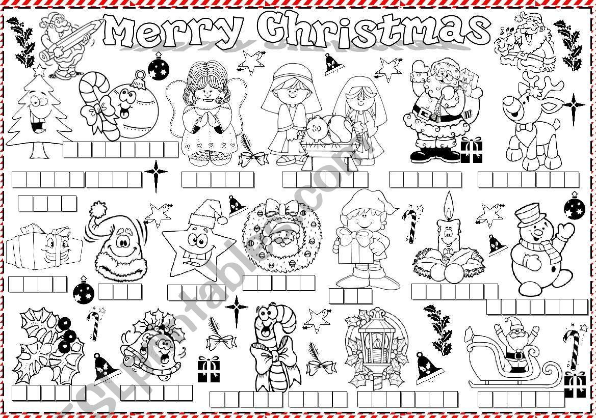 This Is A Fully Editable Worksheet About Christmas Theme