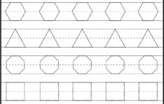 Tracing Lineseets Printableeet Kids Trace Pattern Basic