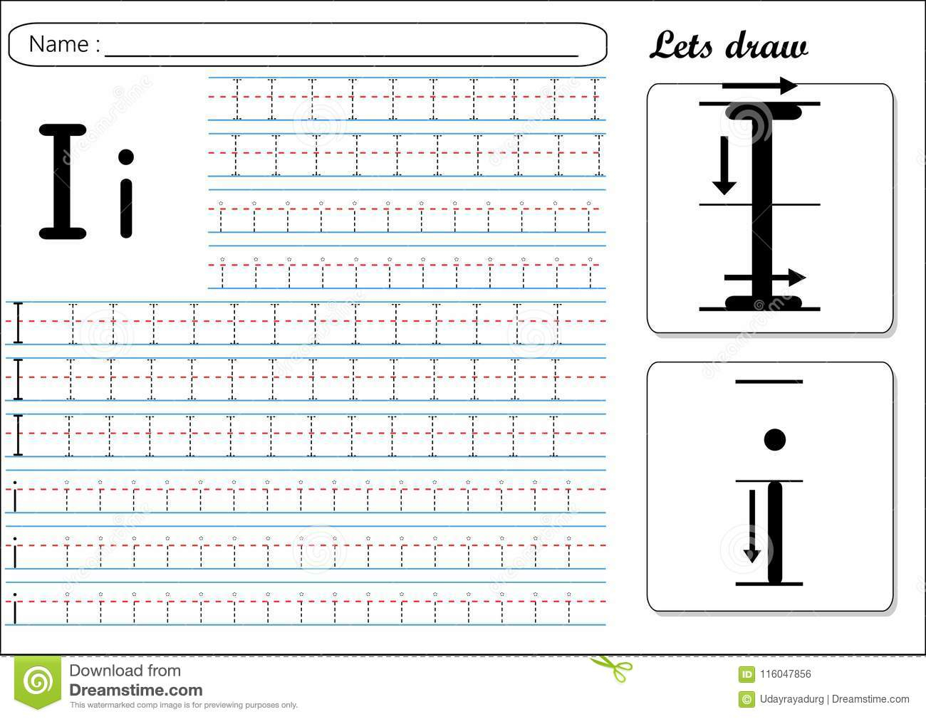 Letter Ii Worksheets AlphabetWorksheetsFree